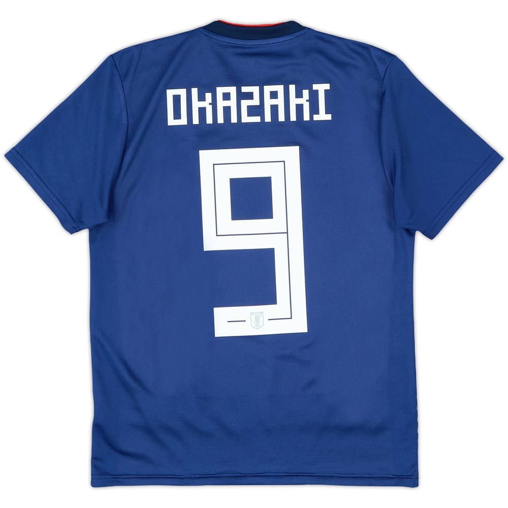 2018-19 Japan Home Shirt Okazaki #9 - 9/10 - (S)
