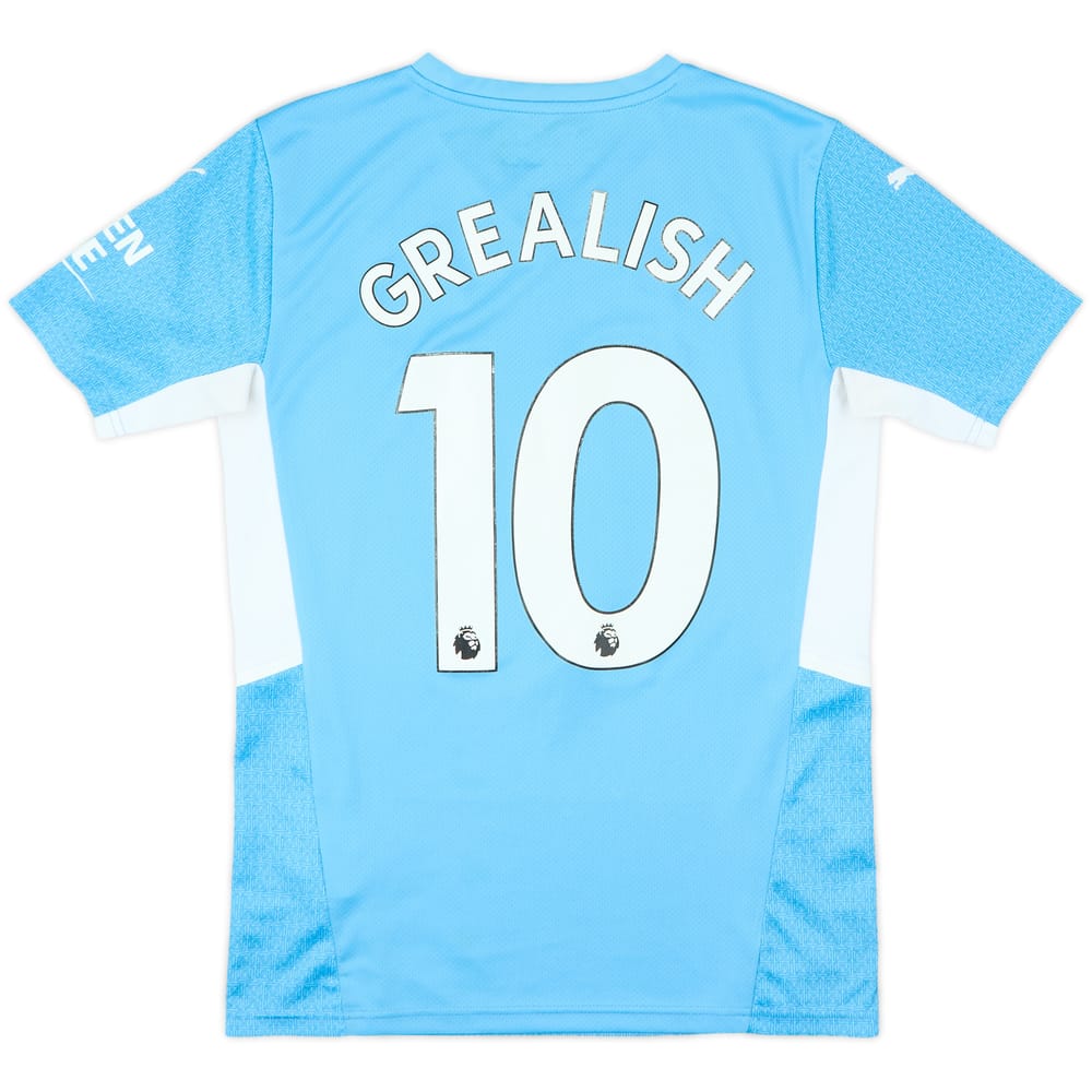 2021-22 Manchester City Home Shirt Grealish #10 - 7/10 - (S)