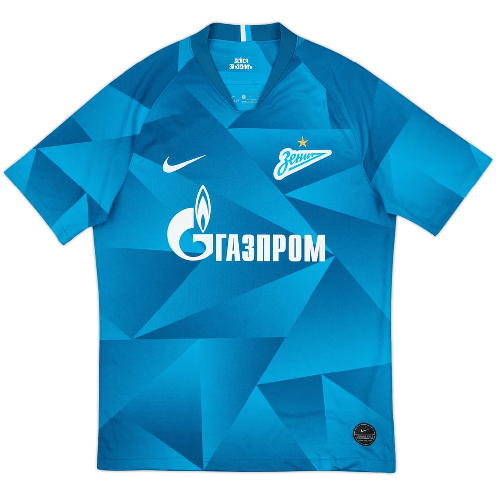 2019-20 Zenit St. Petersburg Home Shirt - 10/10 - (M)