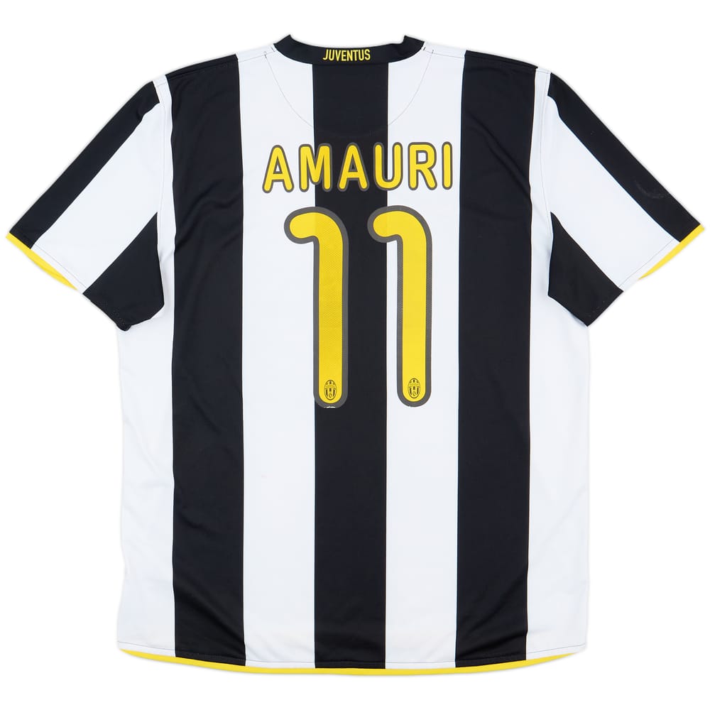 2008-09 Juventus Home Shirt Amauri #11 - 6/10 - (XL)