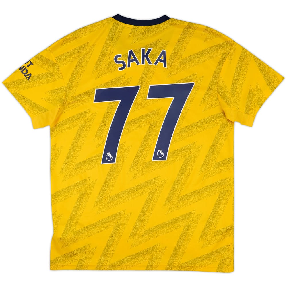 2019-20 Arsenal Away Shirt Saka #77 - 9/10 - (L)