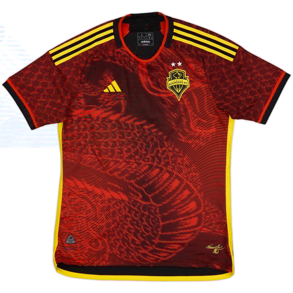 2023-24 Seattle Sounders Authentic Away Shirt - 10/10 - (L)