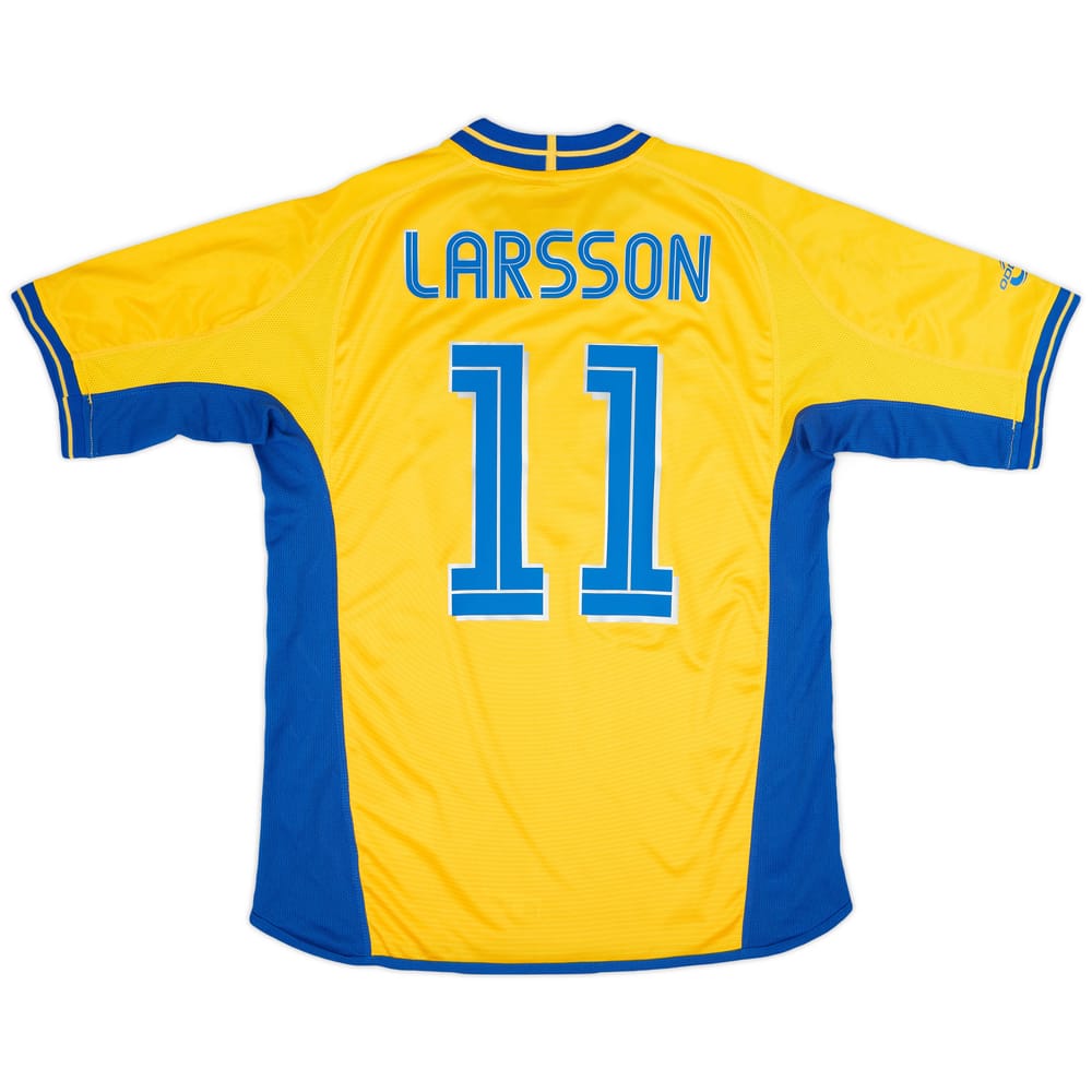 2003-04 Sweden Home Shirt Larsson #11 - 8/10 - (M)
