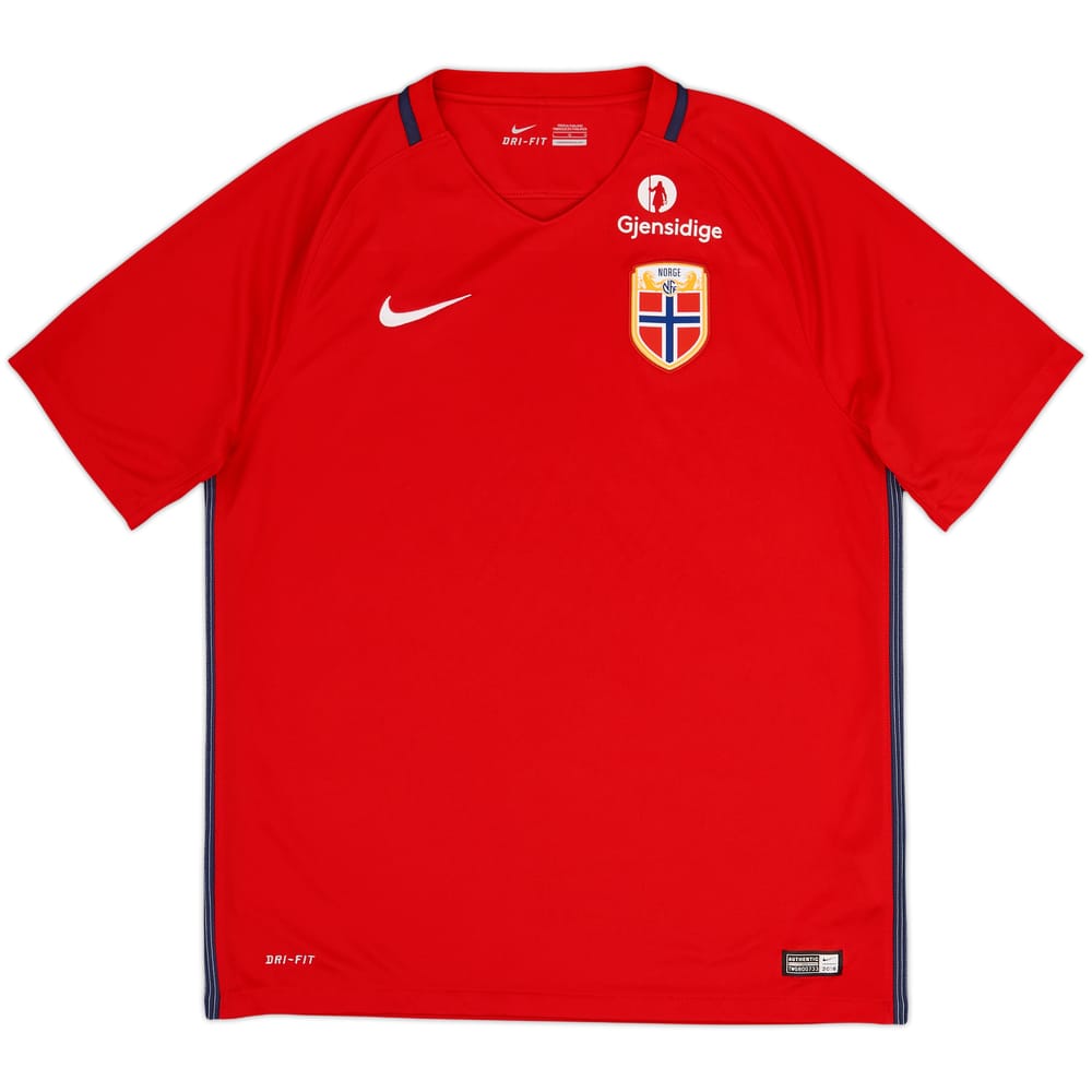 2016-18 Norway Home Shirt - 8/10 - (L)