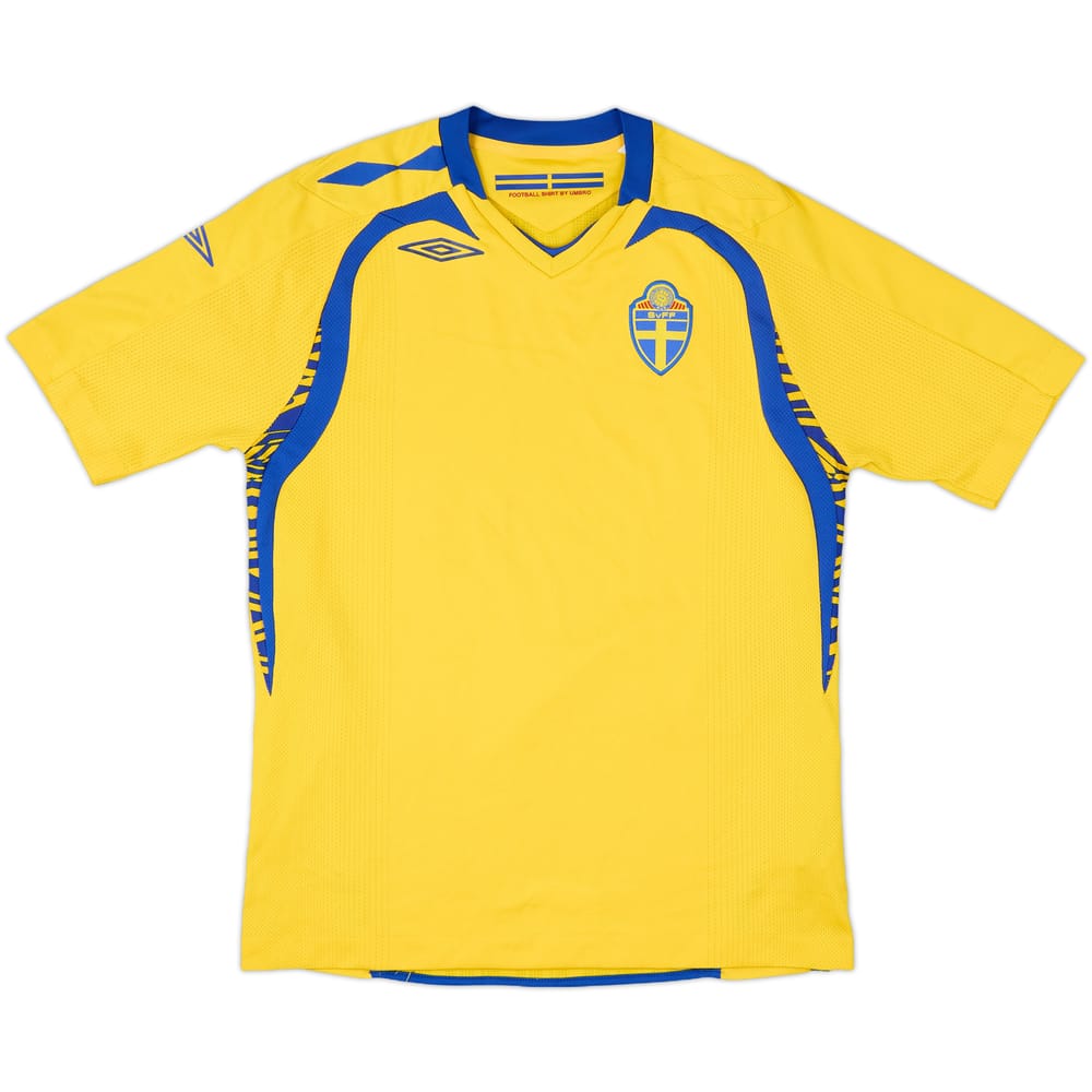 2008-09 Sweden Home Shirt - 7/10 - (L.Boys)