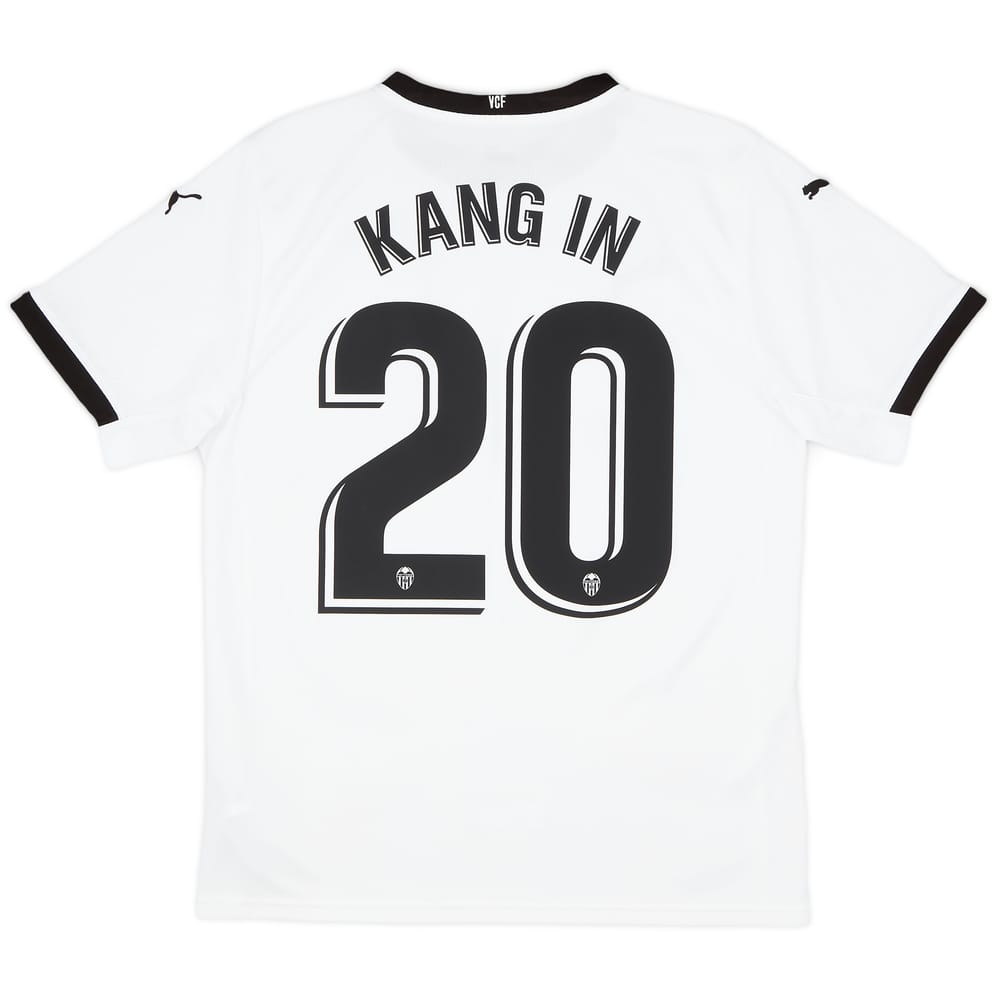 2020-21 Valencia Home Shirt Kang In #20 - 9/10 - (M)