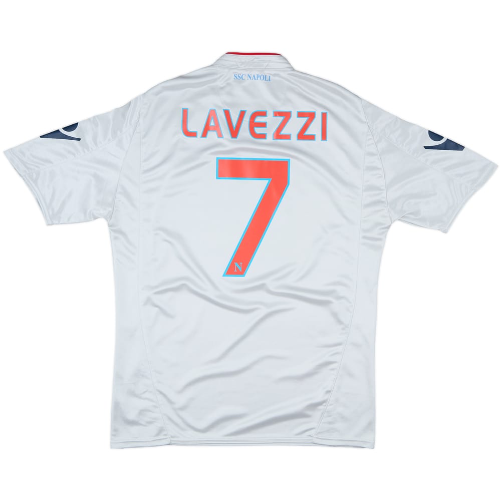 2009-10 Napoli Away Shirt Lavezzi #7 - 9/10 - (XL)