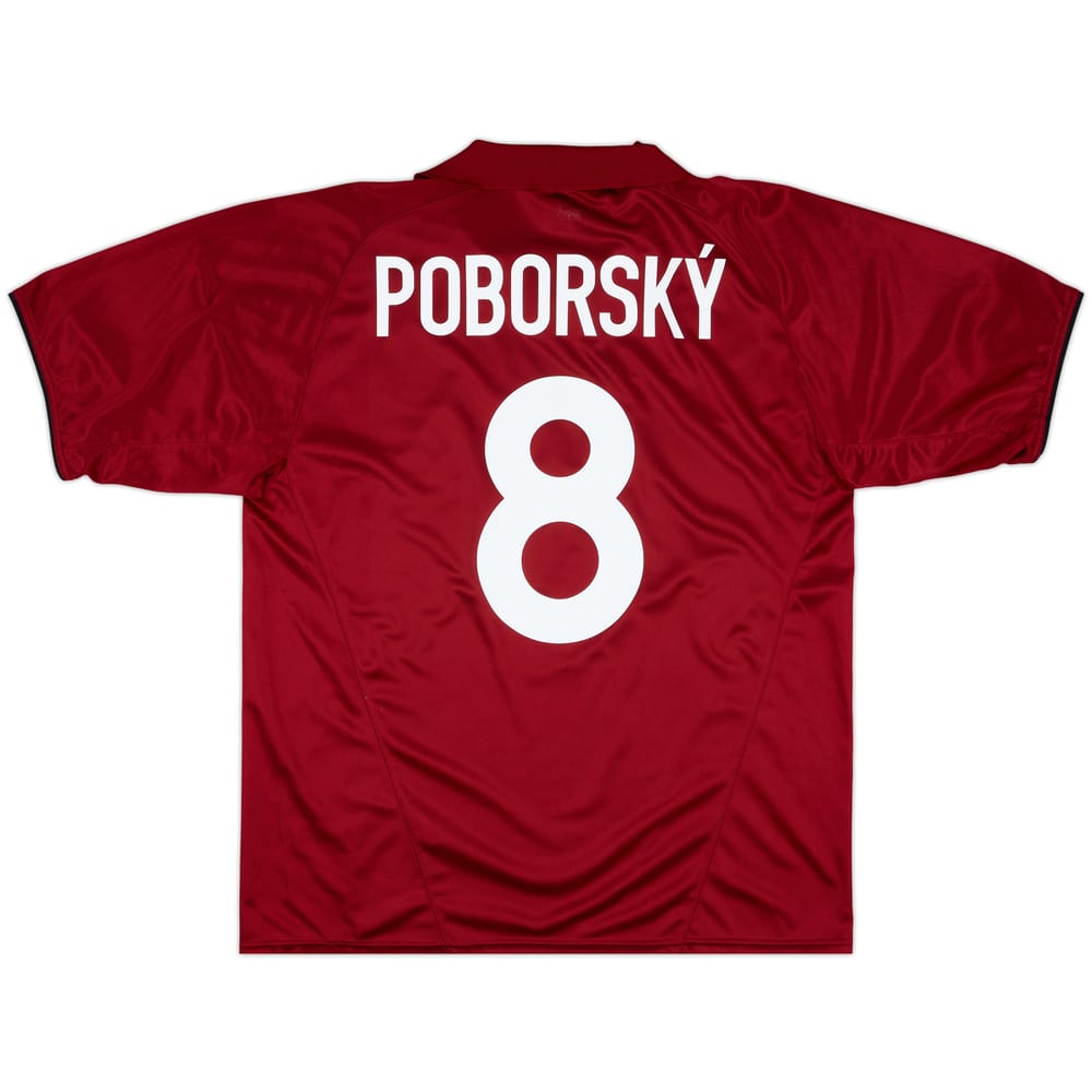 2004-05 Sparta Prague Home Shirt Poborsky #8 - 8/10 - (L)
