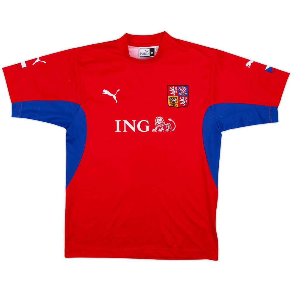 2002-04 Czech Republic Basic Home Shirt - 7/10 - (M)