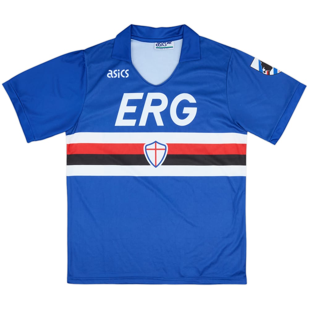 1990-92 Sampdoria Home Shirt - 9/10 - (XL)