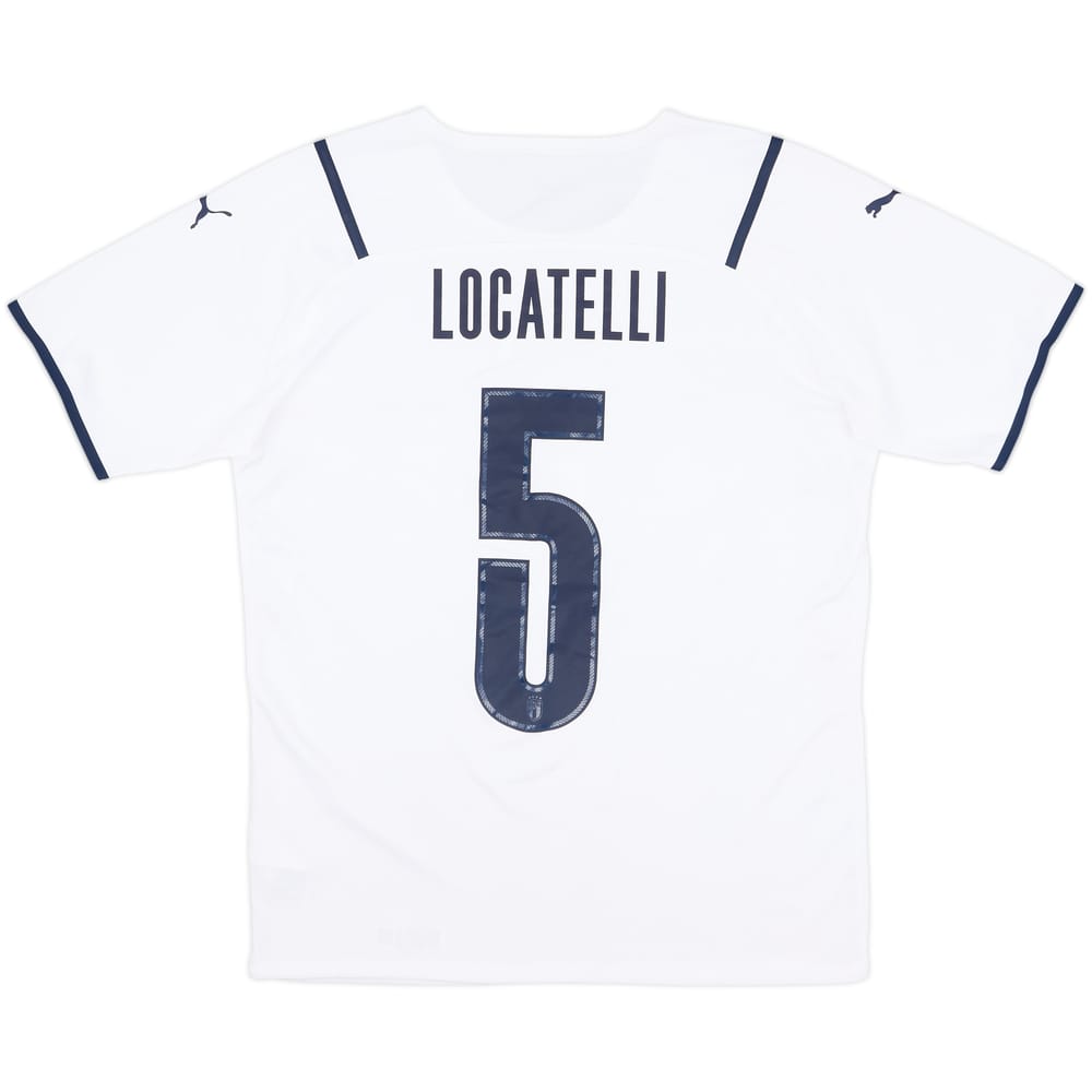2021 Italy Away Shirt Locatelli #5 - 9/10 - (L)