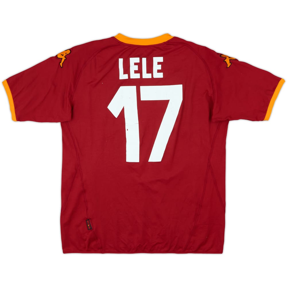 2007-08 Roma Home Shirt Lele #17 - 5/10 - (XL)