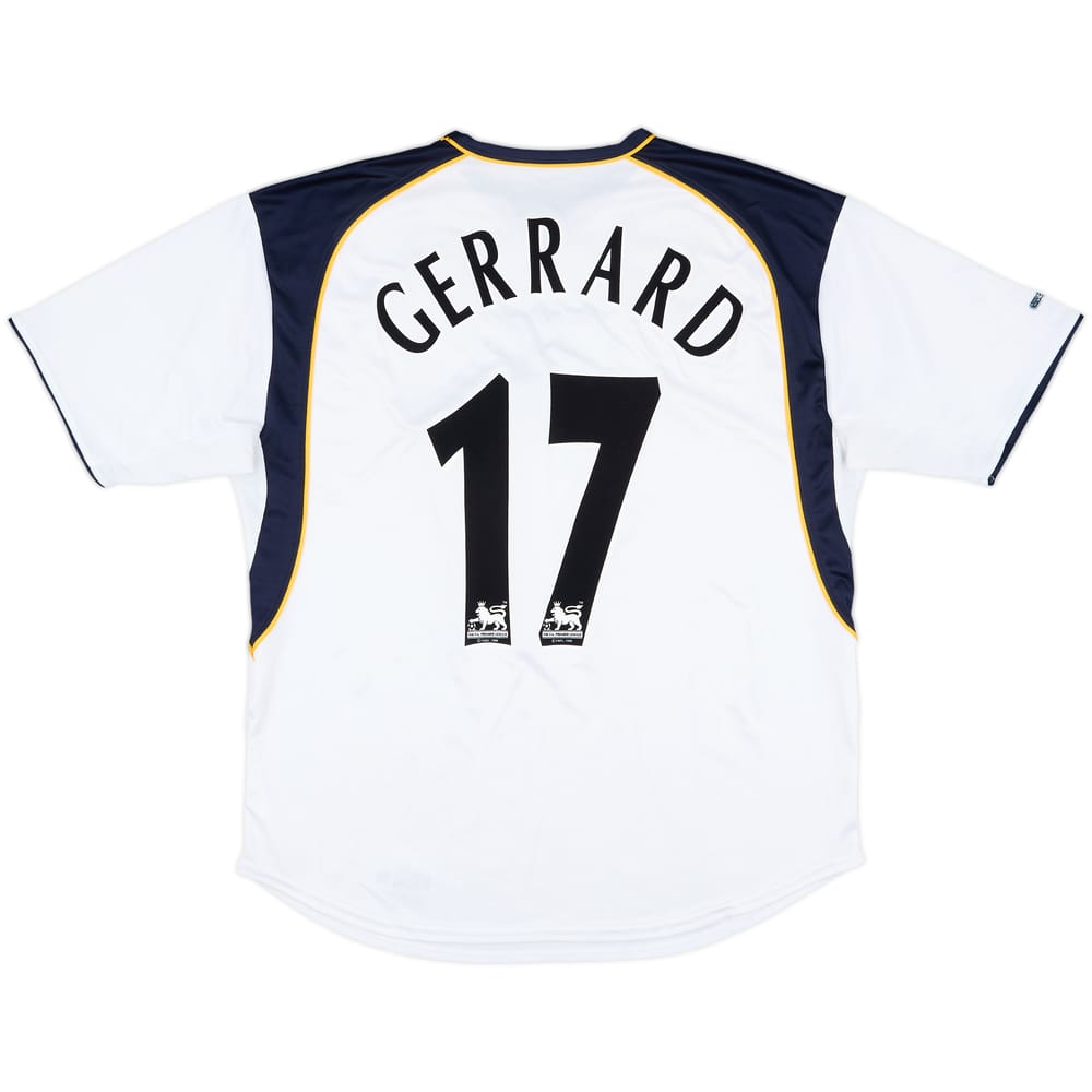 2001-03 Liverpool Away Shirt Gerrard #17 - 8/10 - (L)