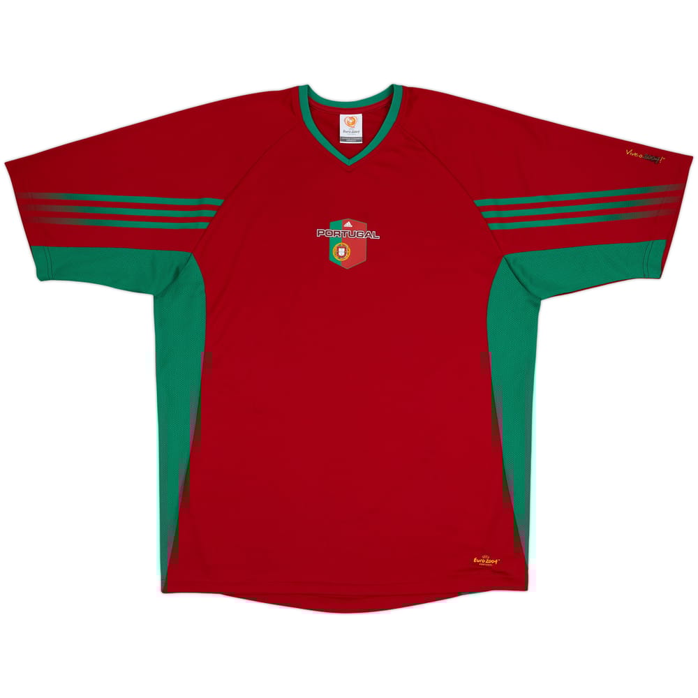 2004-06 Portugal adidas Euros Shirt - 8/10 - (L)