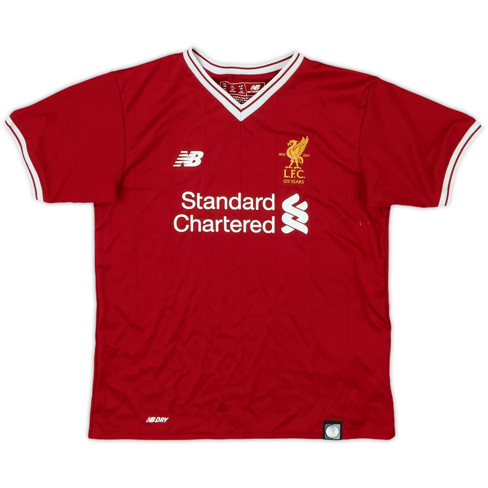 2017-18 Liverpool 125 Years Home Shirt - 6/10 - (4-5 Years)