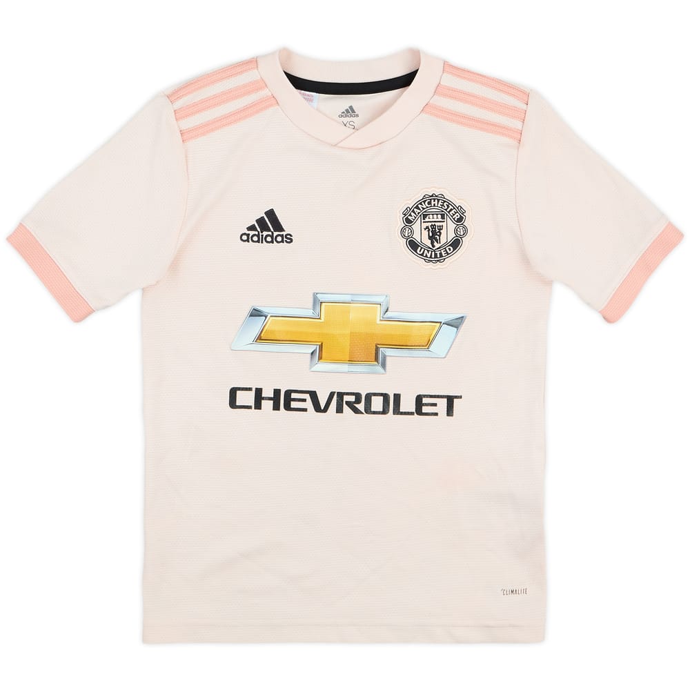 2018-19 Manchester United Away Shirt - 8/10 - (S.Boys)