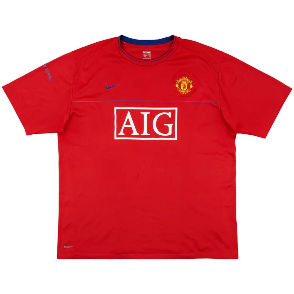 2008-09 Manchester United Nike Training Shirt - 5/10 - (XXL)
