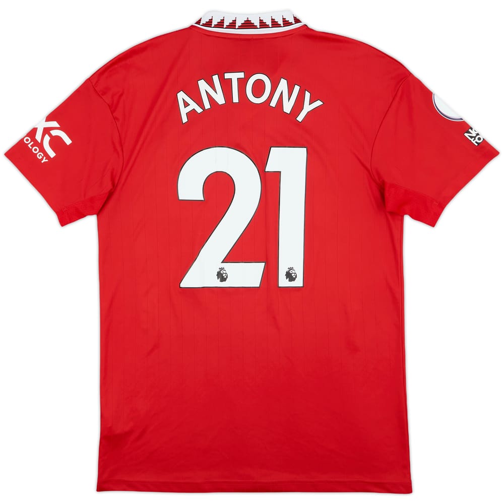 2022-23 Manchester United Home Shirt Antony #21 - 7/10 - (M)