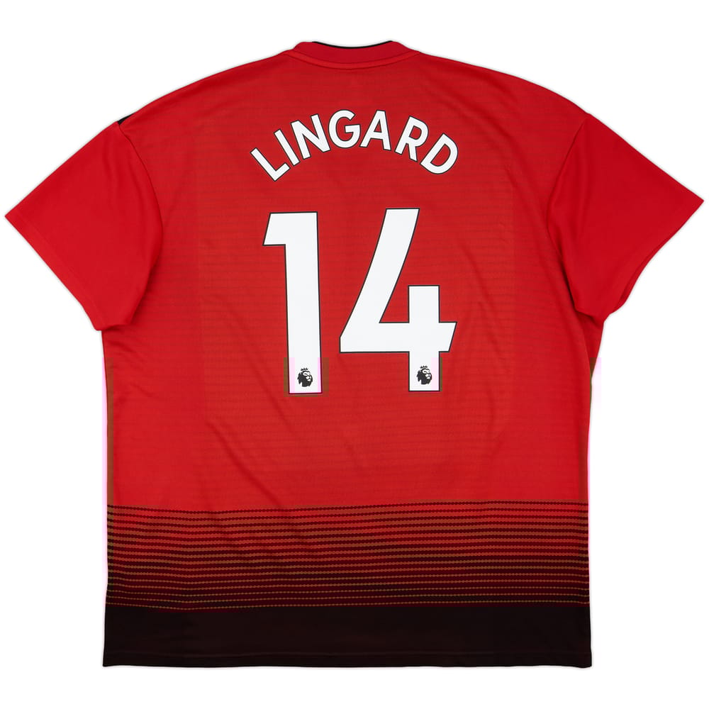 2018-19 Manchester United Home Shirt Lingard #14 - 9/10 - (XL)