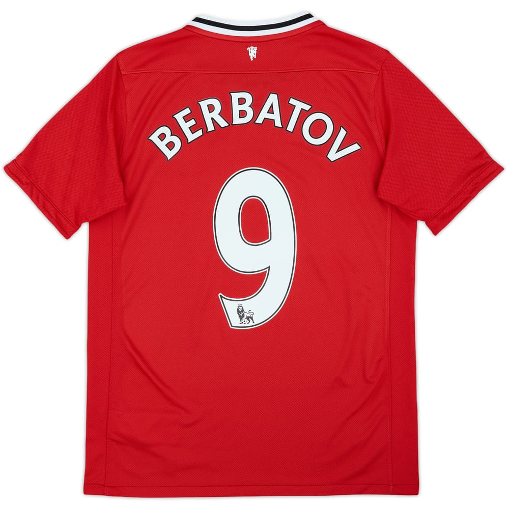 2011-12 Manchester United Home Shirt Berbatov #9 - 8/10 - (XL.Boys)