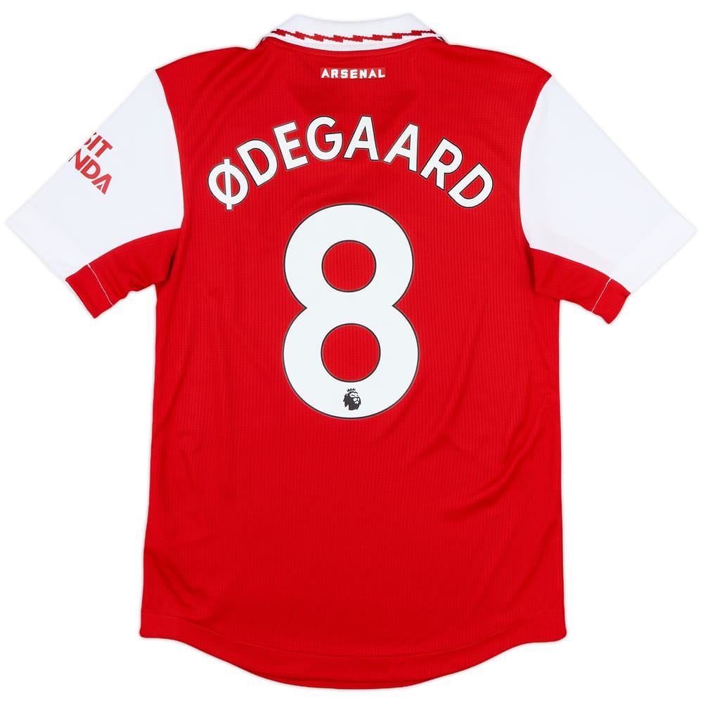 2022-23 Arsenal Authentic Home Shirt Odegaard #8 - 10/10 - (XS)