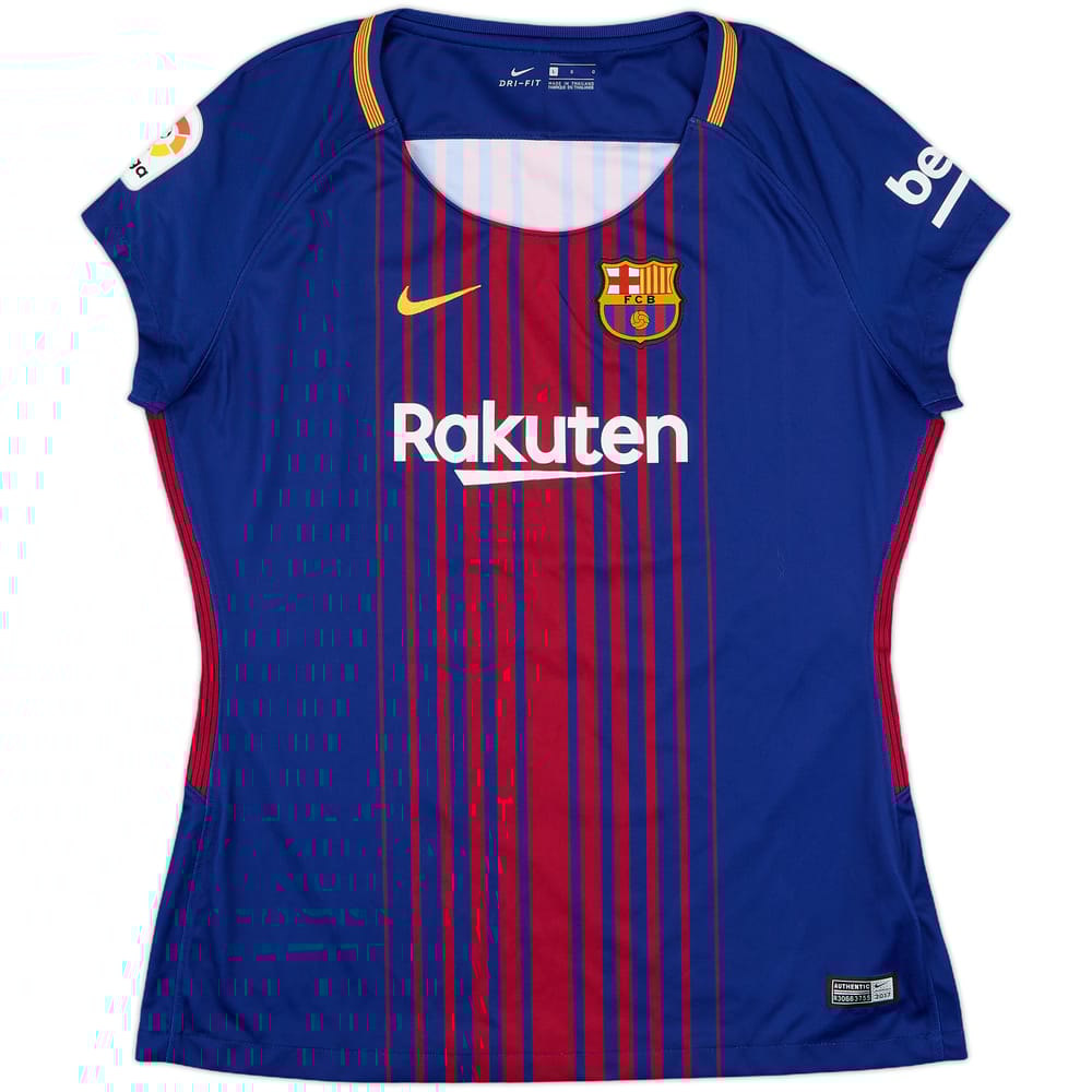 2017-18 Barcelona Home Shirt - 10/10 - (Women's L)