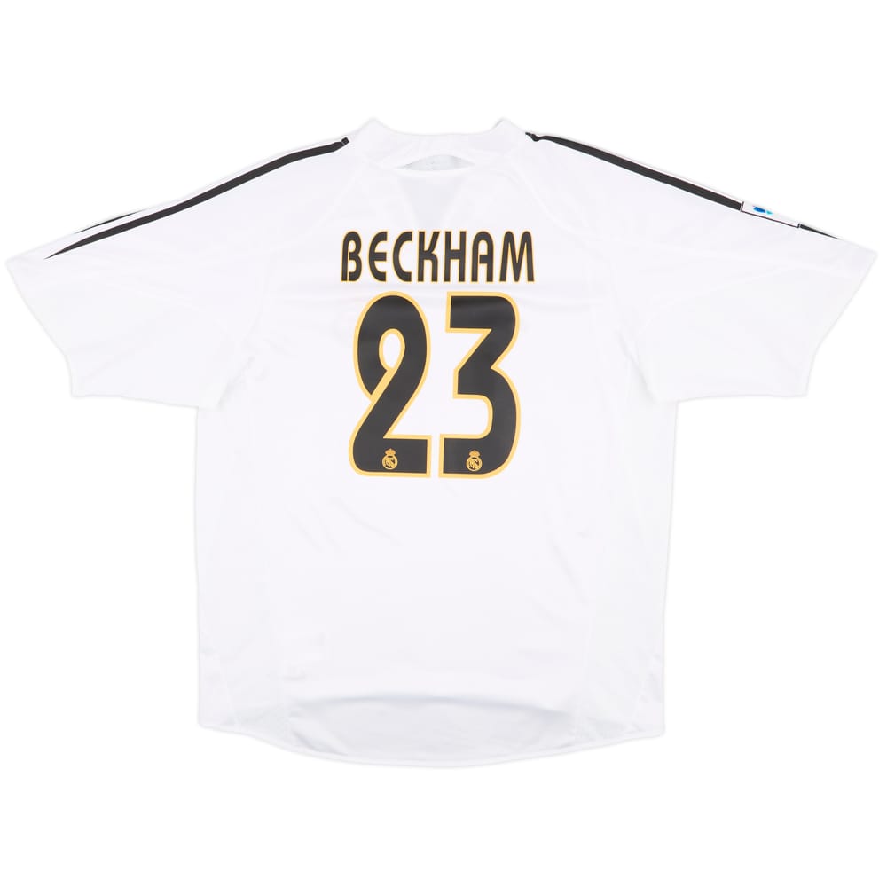 2004-05 Real Madrid Home Shirt Beckham #23 - 7/10 - (L)