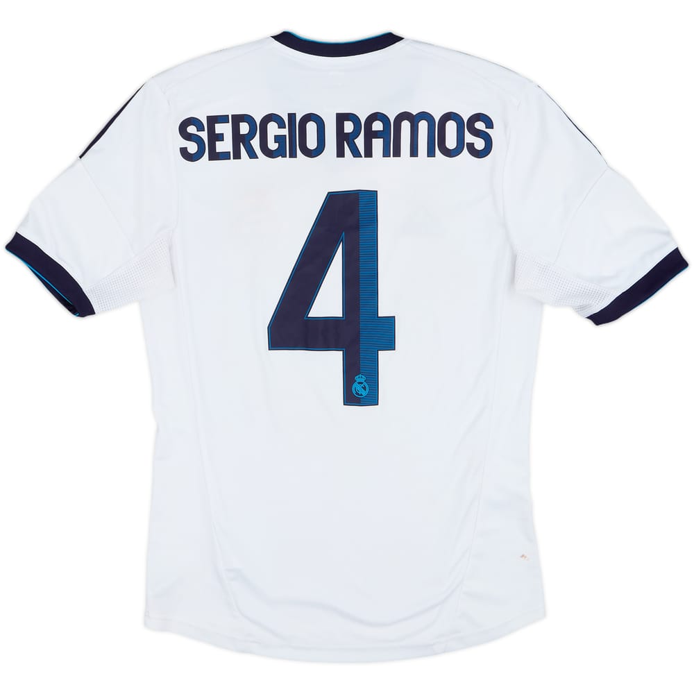 2012-13 Real Madrid Home Shirt Sergio Ramos #4 - 5/10 - (S)