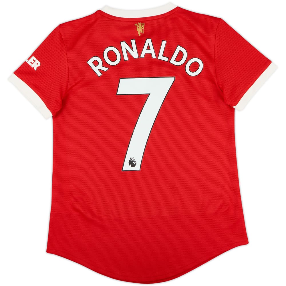 2021-22 Manchester United Home Shirt Ronaldo #7 - 10/10 - (Women's S)
