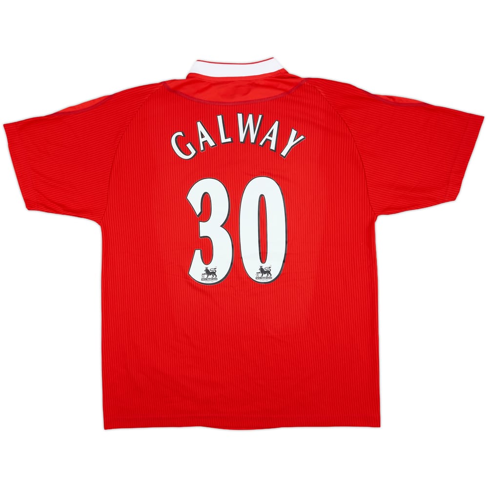 2002-04 Liverpool Home Shirt Galway #30 - 7/10 - (L)
