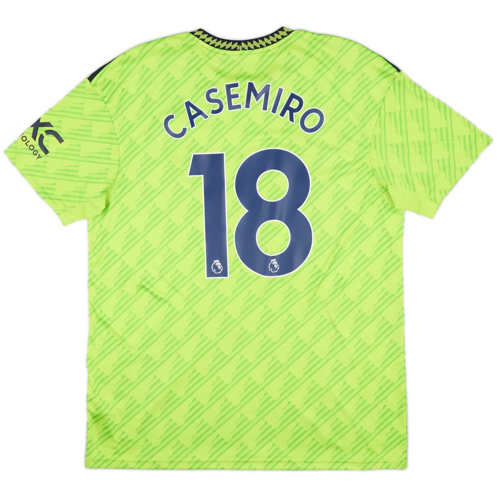 2022-23 Manchester United Third Shirt Casemiro #18 - 8/10 - (XL)