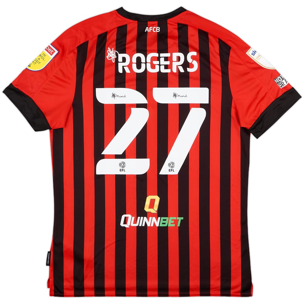 2021-22 Bournemouth Home Shirt Rogers #27 - 9/10 - (L)