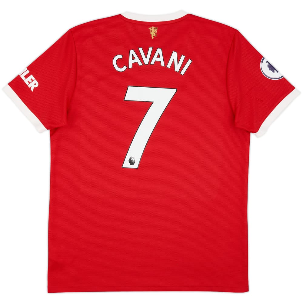 2021-22 Manchester United Home Shirt Cavani #7 - 9/10 - (L)