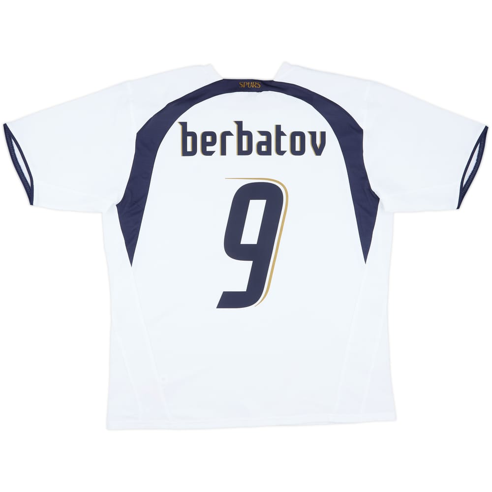 2006-07 Tottenham Home Shirt Berbatov #9 - 8/10 - (L)