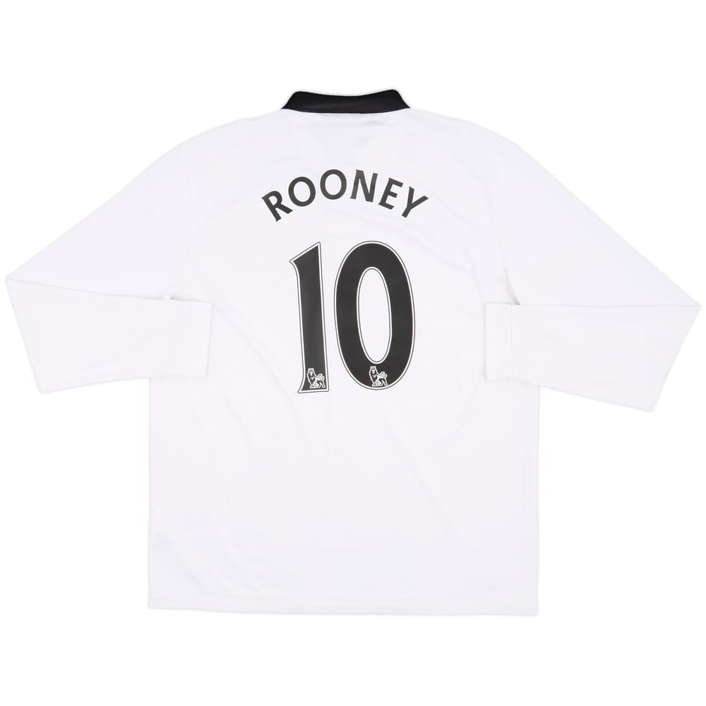 2014-15 Manchester United Away L/S Shirt Rooney #10 - 9/10 - (XL)