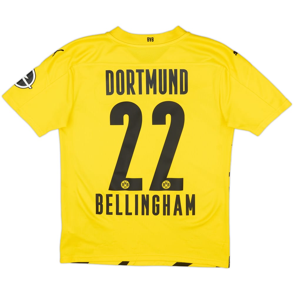 2020-21 Borussia Dortmund Home Shirt Bellingham #22 - 8/10 - (S)