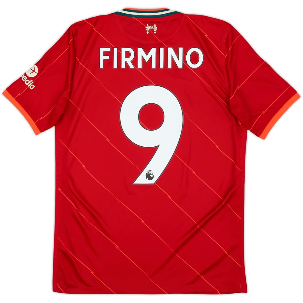 2021-22 Liverpool Home Shirt Firmino #9 - 8/10 - (XL.Boys)