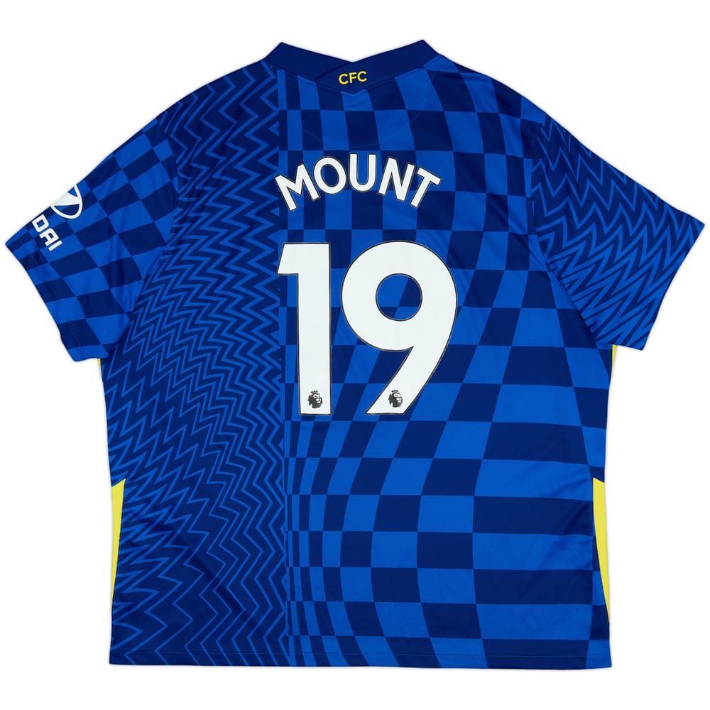 2021-22 Chelsea Home Shirt Mount #19 - 8/10 - (3XL)