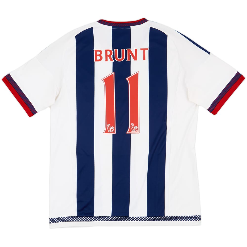 2015-16 West Brom Home Shirt Brunt #11 - 8/10 - (L)