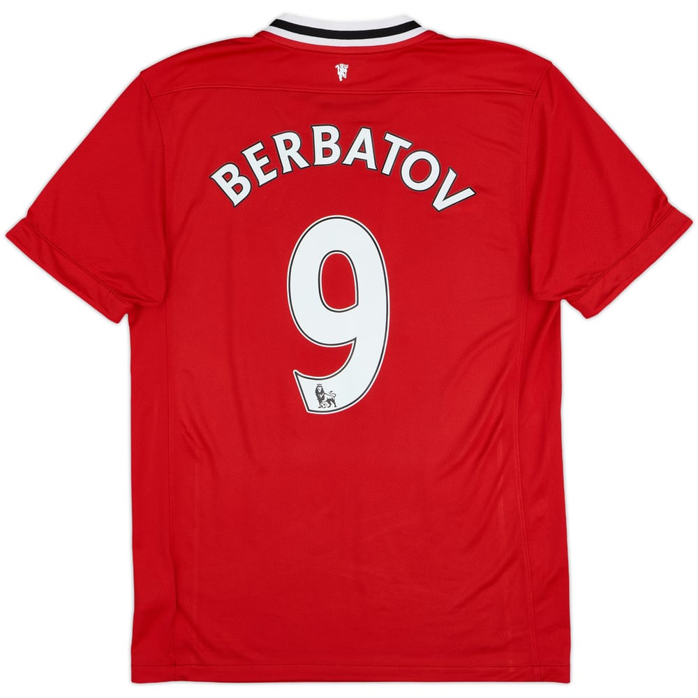 2011-12 Manchester United Home Shirt Berbatov #9 - 6/10 - (M)