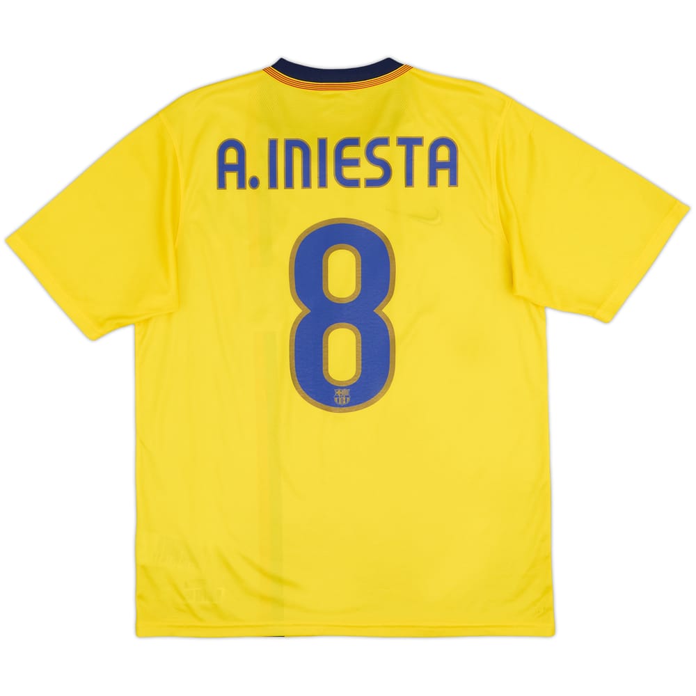 2008-10 Barcelona Basic Away Shirt A.Iniesta #8 - 9/10 - (M)