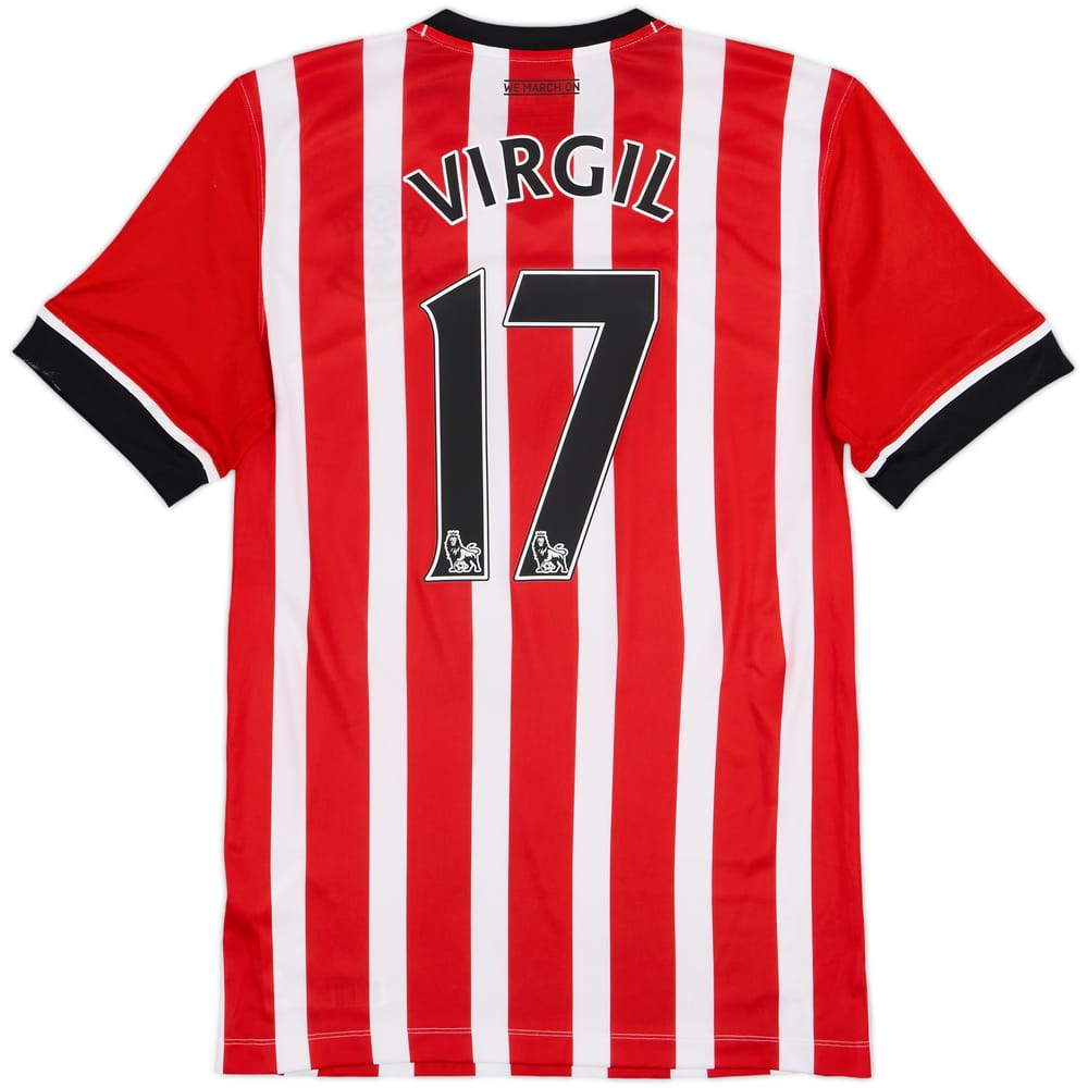 2016-17 Southampton Home Shirt Virgil #17 - 7/10 - (M)