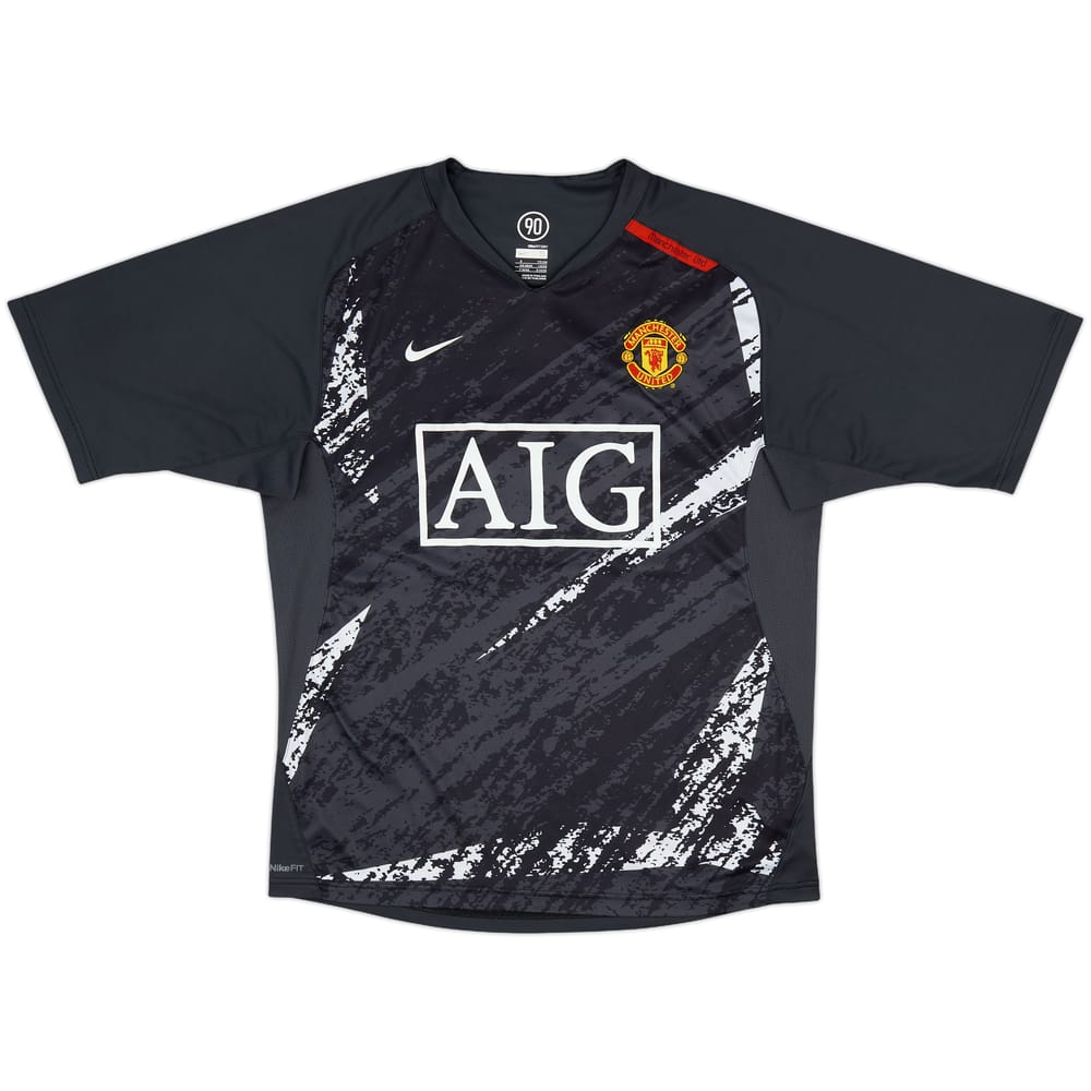 2007-08 Manchester United Nike Training Shirt - 8/10 - (S)