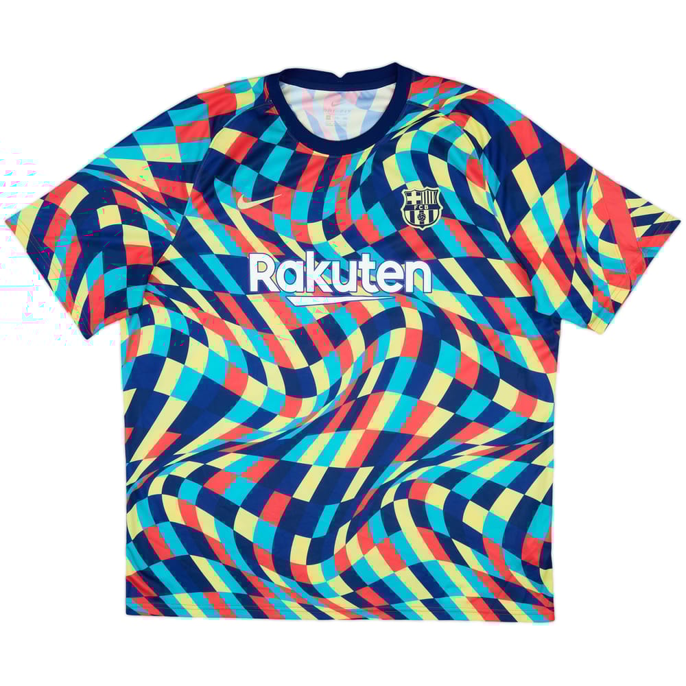 2021-22 Barcelona Nike Training Shirt - 10/10 - (XXL)