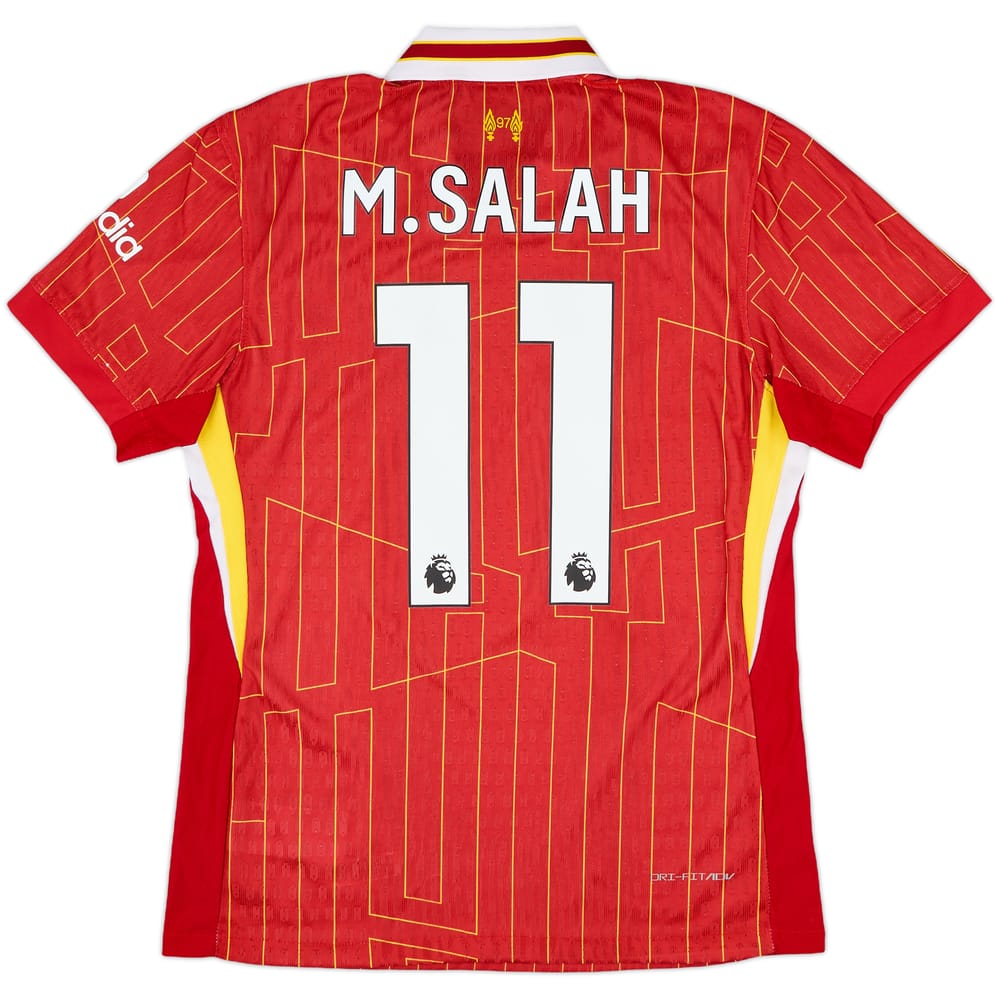 2024-25 Liverpool Authentic Home Shirt M.Salah #11 - 8/10 - (L)