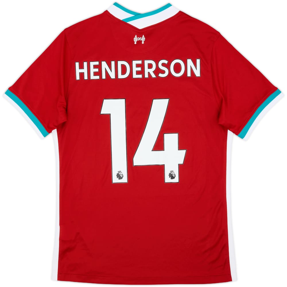2020-21 Liverpool Home Shirt Henderson #14 - 8/10 - (M)