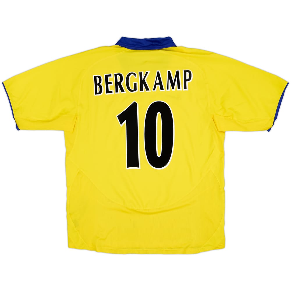 2003-05 Arsenal Away Shirt Bergkamp #10 - 8/10 - (XL)