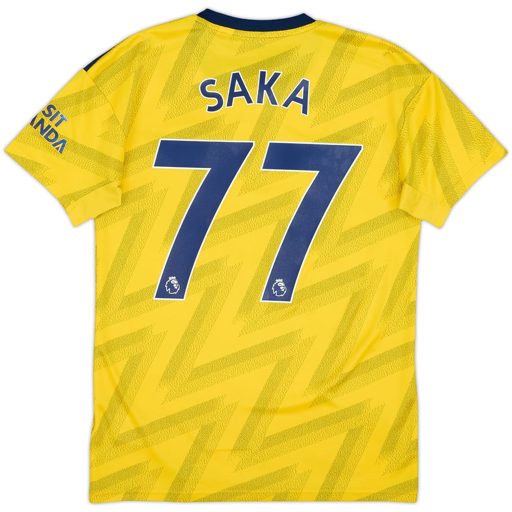 2019-20 Arsenal Away Shirt Saka #77 - 6/10 - (S)
