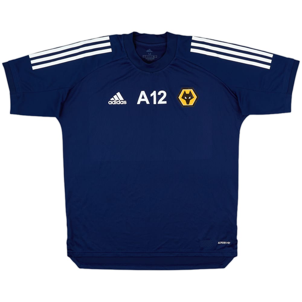 2020-21 Wolves Player Issue adidas Training Shirt A12 - 9/10 - (M)