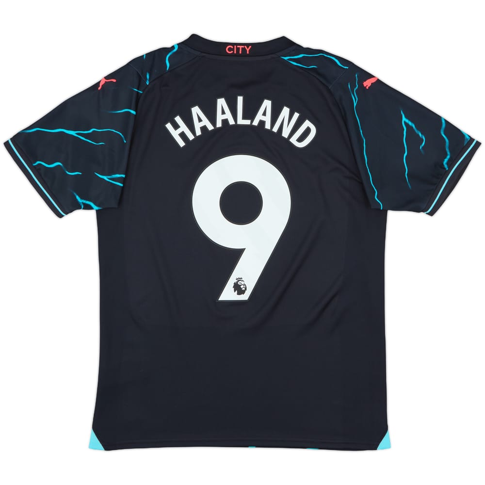 2023-24 Manchester City Third Shirt Haaland #9 - 10/10 - (M)